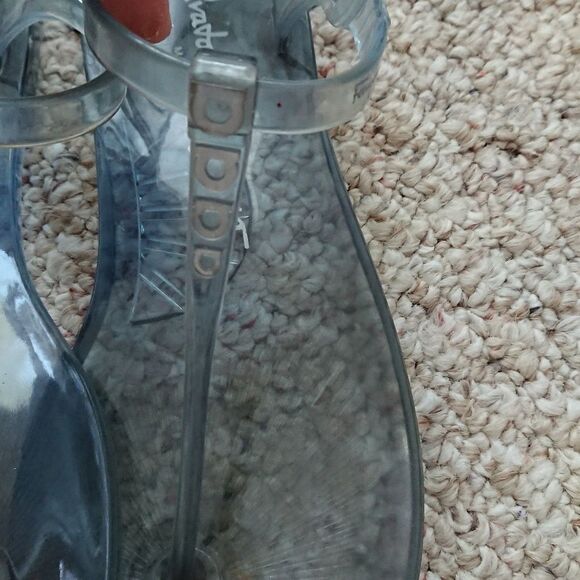 Salvatore Ferragamo jelly clear sandals size 7.5 - Picture 3 of 5